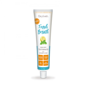 Toothpaste: Oxyfresh Fresh Breath Lemon-Mint Toothpaste with Oxygene 142g