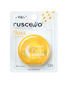 GC Ruscello Floss 30m Mint Waxed Yellow