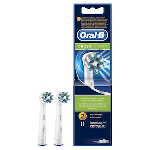 Toothpaste: Oral-B Cross Action Toothbrush Head (2 Pack)