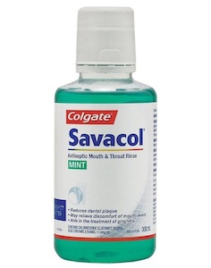 Toothpaste: Colgate Savacol MouthWash