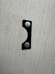 TopCaddy golf trolley display controls button