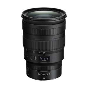 Photographic equipment hiring: Nikon Z 24-70mm f 2.8 S Lens