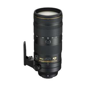 Photographic equipment hiring: Nikon F 70-200mm F2.8 E VR Lens