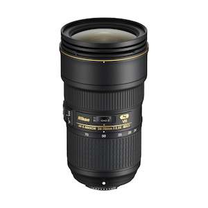 Photographic equipment hiring: Nikon F 24-70mm F2.8 E VR Lens