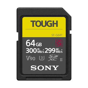 Sony 64GB 300mb/s V90 SD XC Memory Card