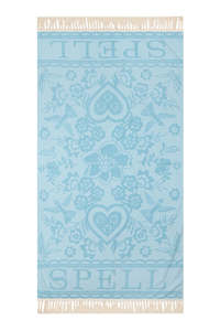 Spell - Love Note Towel - Sky