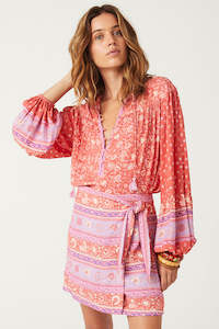 Womenswear: Spell - Sunshine Bandit Blouse - Cayenne