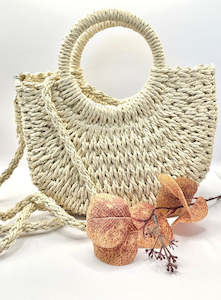 Milly Natural Crossbody Mini Bag