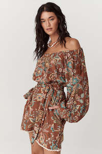 Womenswear: Spell - Mojave Lily Tunic Dress - Amber