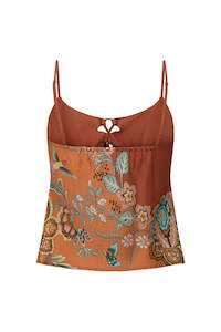 Spell - Mojave Lily Lace Up Cami - Amber