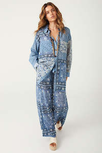 Womenswear: Spell - Sunshine Bandit Shirt Dress - Chambray