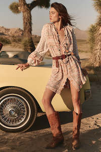 Womenswear: Spell - Sunshine Bandit Tunic Dress - Desert Sage