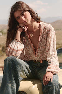 Spell - Sunshine Bandit Blouse - Desert Sage