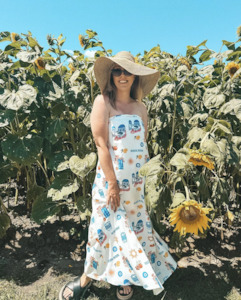 Santorini Strapless Maxi Dress