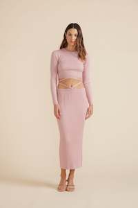 Aria Knit Midi Skirt