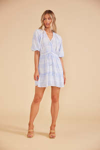 Womenswear: Mink Pink-Azure Breeze Dress-Mini