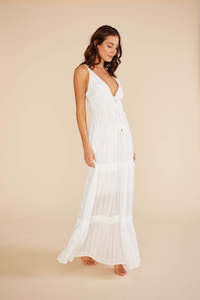 Norah Maxi Dress-White