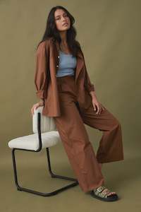 Womenswear: Arcaa Movement - Dylan Shirt Chocolate