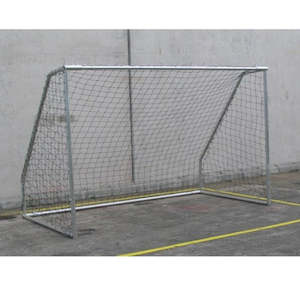 Football Goals Nets: School Freestanding Galvanised Football Goals Intermediate Size - (Price Per Pair)