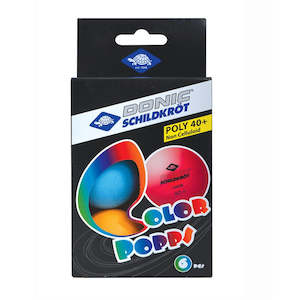 Table Tennis: Donic Colour Popps Table Tennis Balls 6 pack