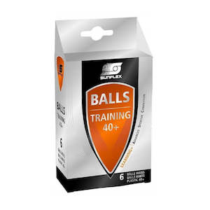 Sunflex Table Tennis Training Balls - Pkt 6 - Orange