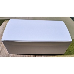 Paper Dinner Box White (222x120x78mm) 50 Piece