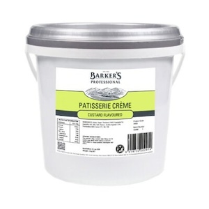 Barkers Custard Flavoured Patisserie Creme 4.5kg