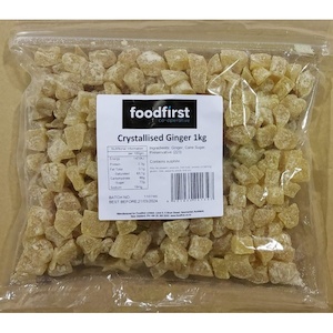 F/f Crystallised Ginger 1kg