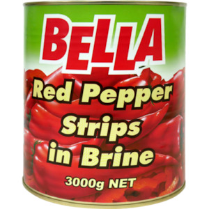 Bella Red Pepper Strips 3kg