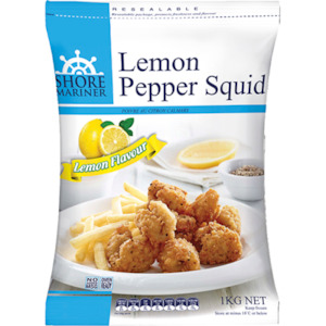 Shore Mariner Lemon Pepper Squid 1kg