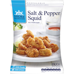 Shore Mariner Salt And Pepper Squid 1kg