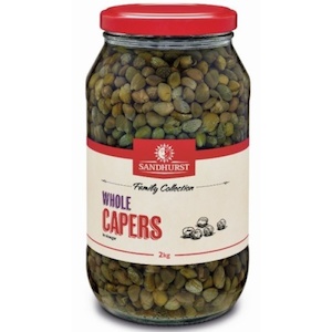 Sandhurst Capers In Vinegar 2kg