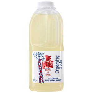 Longest Drink Milkshake Syrup Creaming Soda 2l