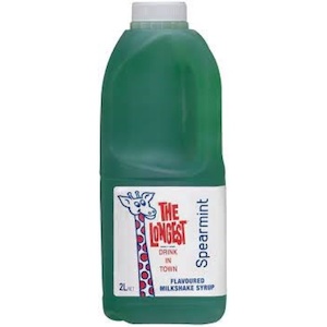 Longest Drink Milkshake Syrup Spearmint 2l