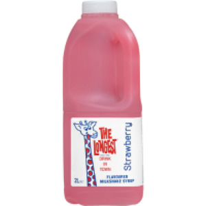 Longest Drink Milkshake Syrup Strawberry 2l