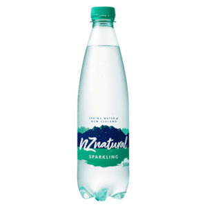 Nz Natural Sparkling Spring Water 500ml X 18