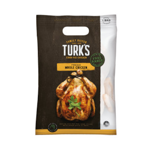 Turks F/r Whole Chicken Size 16 (1.5kg) Frz