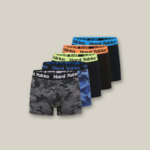 Hard Yakka Cotton Trunks 5 Pack