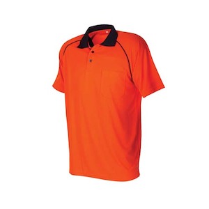 Hi Vis Shirts T Shirts Singlets: Tuffviz | Hi Vis Microfibre Polo