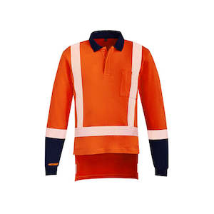 Hi Vis Shirts T Shirts Singlets: Syzmik Workwear | Mens TTMC-W17 Taped Polo | ZH660