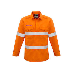 Syzmik Workwear | Mens Closed Front Hoop Taped Shirt | ZW134