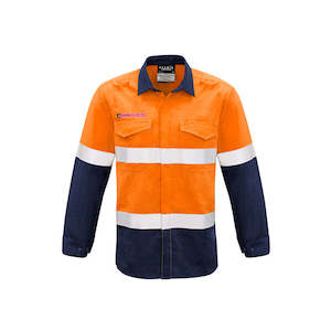 Syzmik Workwear | Mens Fr Hoop Taped Spliced Shirt | ZW132