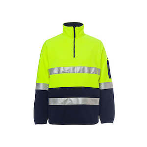 JBs Wear | Hi Vis Day & Night 1/2 Zip Polar Fleece | 6DNPF