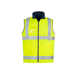 Fleece Workwear: Syzmik Workwear | Mens Hi Vis Lightweight Fleece Lined Vest | ZV358