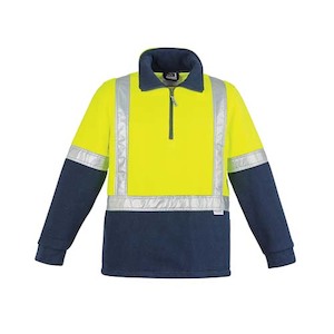 Syzmik Workwear | Hi Vis Fleece Jumper - Shoulder Taped | ZT462