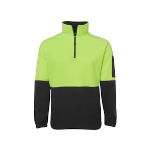 JBs Wear | Hi Vis Half Zip Polar Fleece | 6HVPF