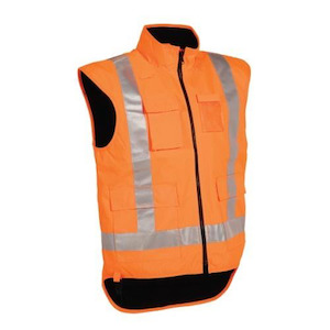 Hi Vis Wet Weather Vests: Tuffviz | Hi Vis Highway  Vest