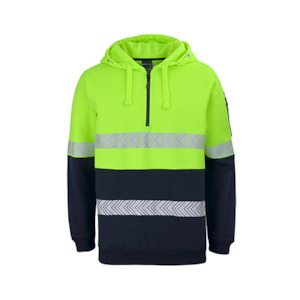 Hi Vis Sweatshirts Hoodies: JBs Wear | Hi Vis 1/2 Zip  Seg Tape Hoodie | 6HZSH