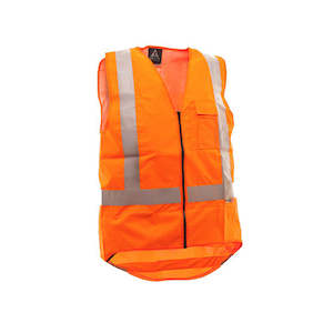 Safe-T-Tec | Orange FR TTMC Zipped Hi-Vis Vest DN | 801041