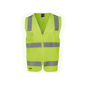 JBs Wear | Hi Vis Day & Night Zip Safety Vest | 6DNSZ